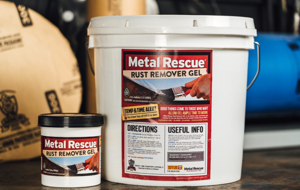 Remove Rust On-the-Spot With Metal Rescue GEL - Armor Protective Packaging®